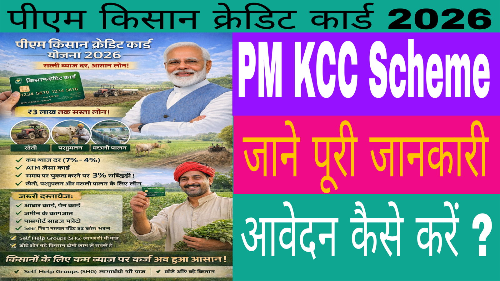 PM Kisan Credit Card 2026 loan scheme for farmers