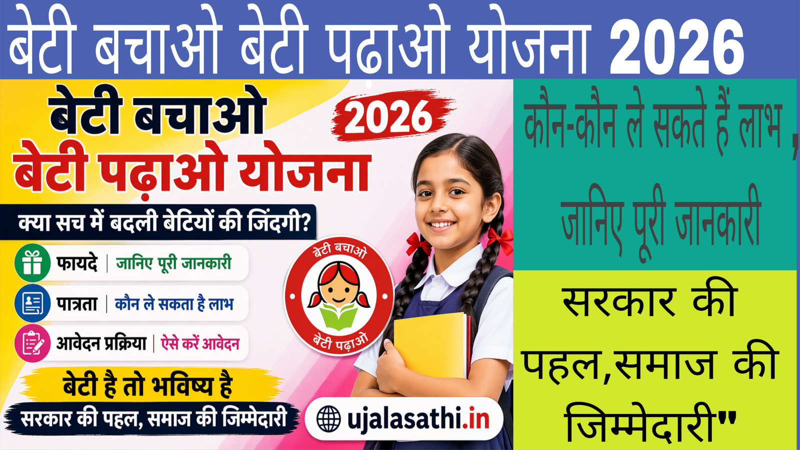 : बेटी बचाओ बेटी पढ़ाओ योजना 2026 के तहत बेटियों की शिक्षा और सशक्तिकरण की जानकारी