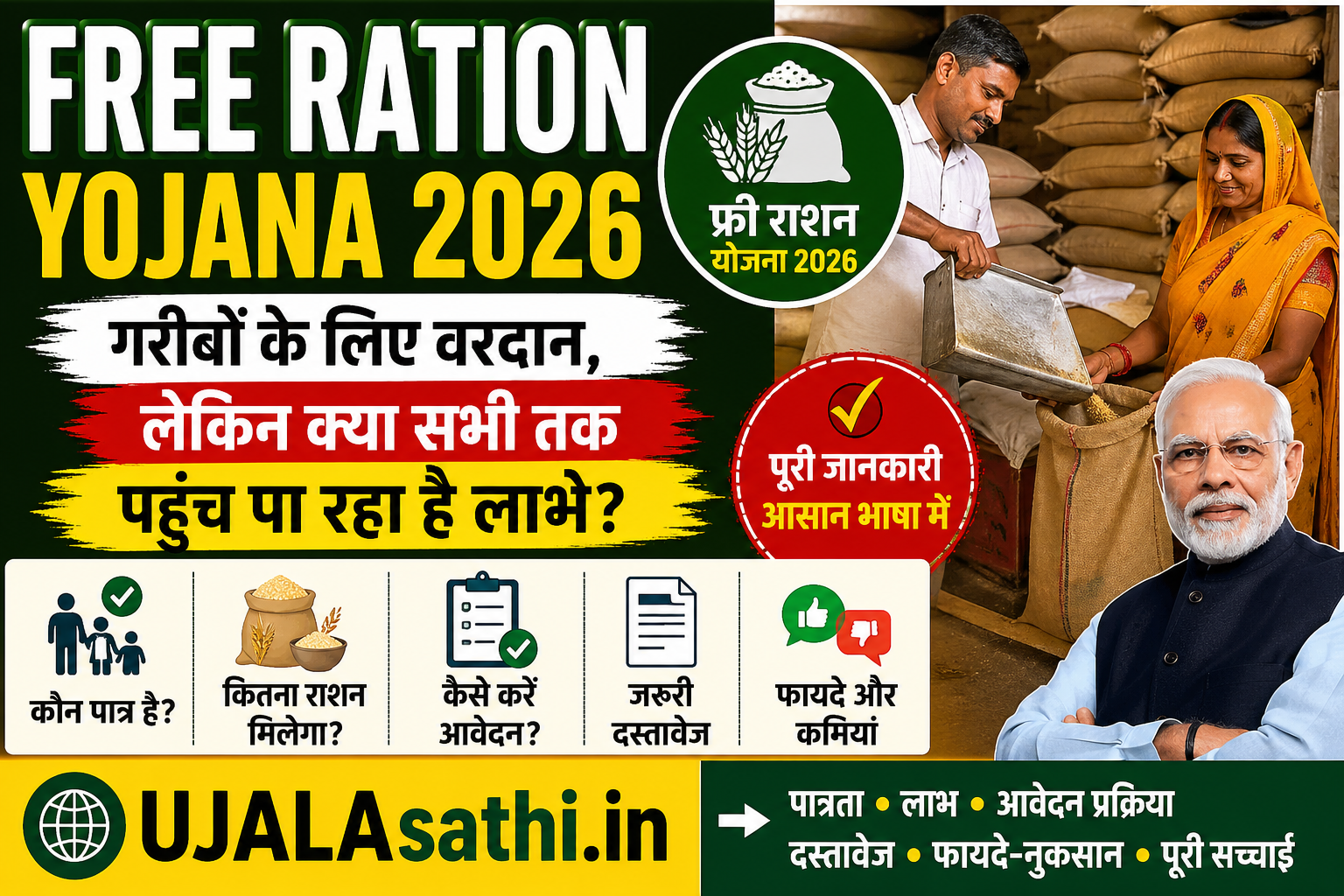 फ्री राशन योजना 2026