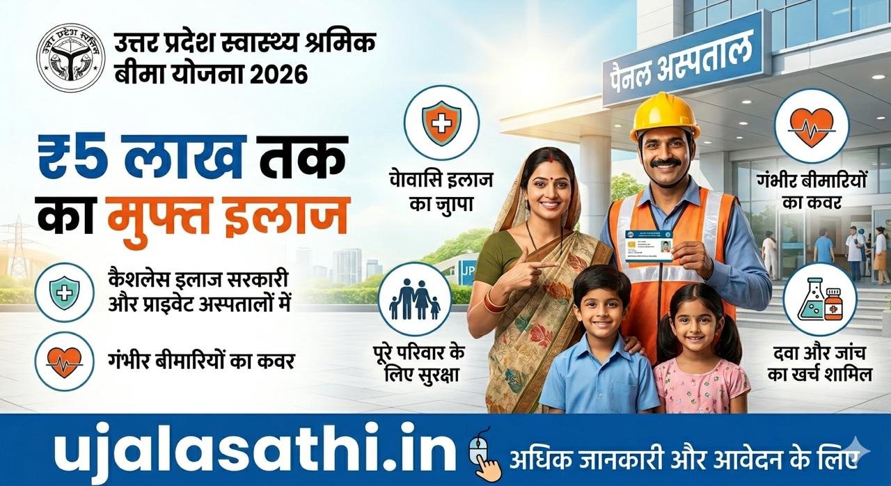 उत्तर प्रदेश श्रमिक स्वास्थ्य बीमा योजना 2026