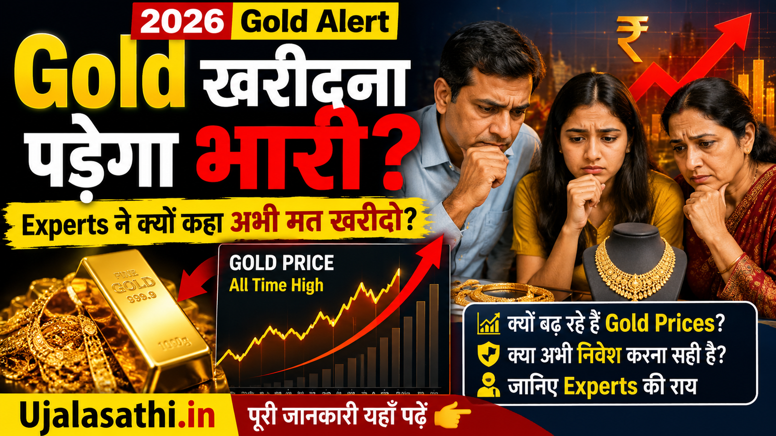 Rising Gold Prices 2026 को देखकर चिंतित भारतीय परिवार