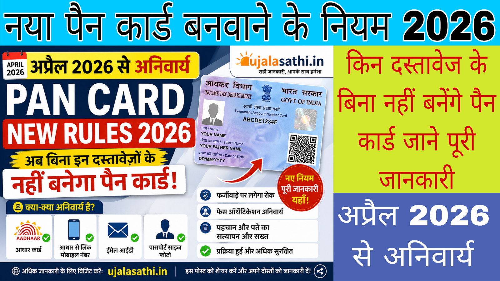 Pan kard new rule 2026