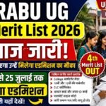 BRABU UG Fourth Merit List 2026 Admission Notice