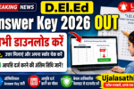 D.El.Ed Joint Entrance Test 2026 Answer Key Download