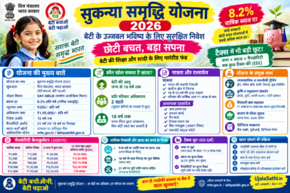 सुकन्या समृद्धि योजना 2026 की जानकारी, ब्याज दर, जमा सीमा, मैच्योरिटी कैलकुलेटर और बेटी के भविष्य के लिए बचत