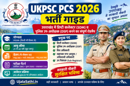 UKPSC PCS 2026 भर्ती, योग्यता, सैलरी और परीक्षा पैटर्न