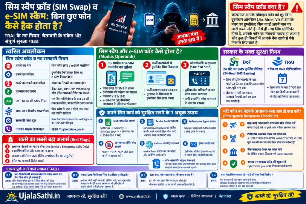 SIM Swap Fraud और e-SIM Scam से बचाव के तरीके